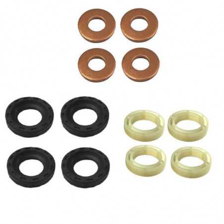 Kit joints injecteur Citroen Ford Peugeot 1.6 Hdi Tdci Montage Bosch KIT JOINTS PSA 1.6 HDI TDCI Kit joints injecteur Citroen Ford Peugeot 1.6 Hdi Tdci Montage Bosch KIT JOINTS PSA 1.6 HDI TDCI