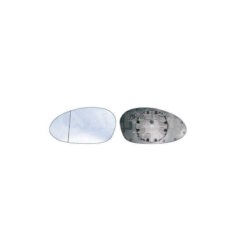 Glace de rétroviseur coté gauche BMW série 1 ( E81 , E82 , E87 , E88 ) , Série 3 ( E90 , E91 , E92 , E93 ) 6411843 First VH