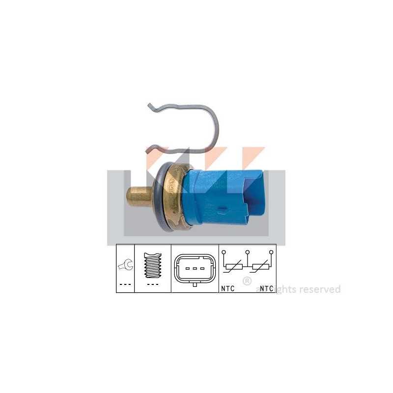 Sonde de température du liquide de refroidissement Citroen : Berlingo, Jumper, Fiat Ducato, Peugeot : 206, 306, Boxer, Partne...