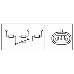 Capteur position du papillon Citroen , Fiat , Lancia , Peugeot , Renault , Volvo 550149 First VH