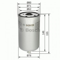 Filtre à carburant BOSCH 1457434447 1457434447 Bosch Filtration