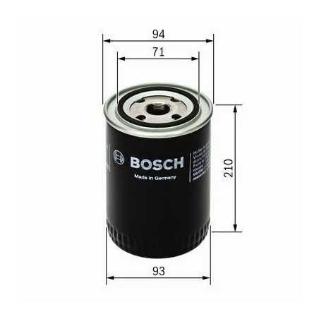 Filtre à huile BOSCH 0451105067 0451105067 Bosch Filtration