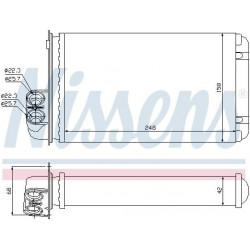 Radiateur de chauffage Peugeot 406 21048 First VH