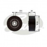 Galet enrouleur de courroie d'accessoire Audi A3, Seat : Ibiza, Leon, Toledo, Skoda Octavia, Volkswagen : Bora, Golf 4, Polo ...