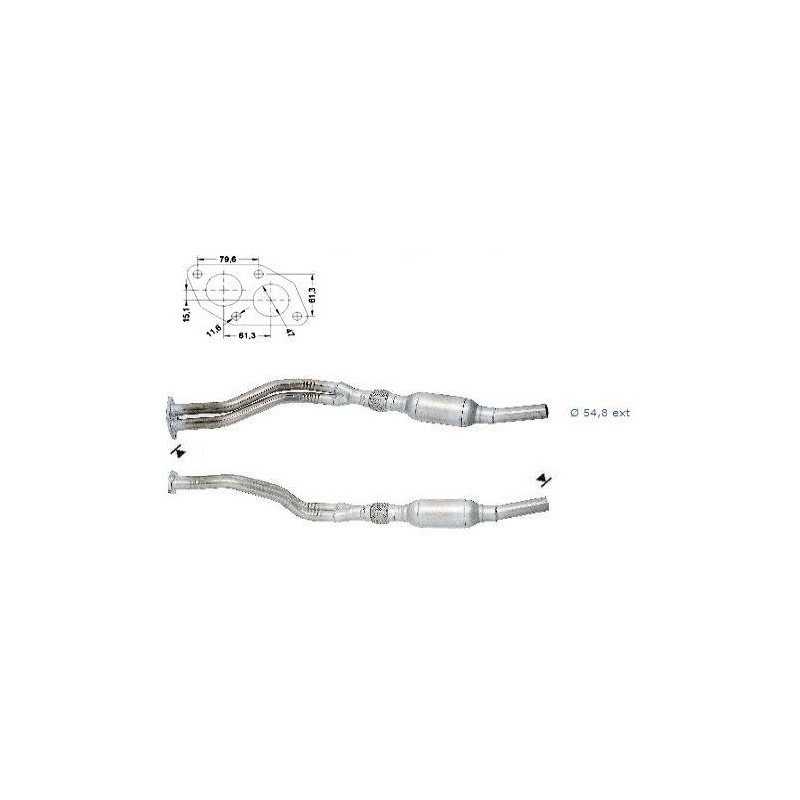 Catalyseur Audi A4 ( B5 ) , Volkswagen Passat ( B5 ) 1.8 essence 601079 VH