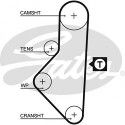 Courroie de distribution Citroen : BX, Zx, Peugeot : 205, 305, 309, 405 G5050XS Gates VH