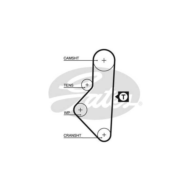 Courroie de distribution Citroen : BX, Zx, Peugeot : 205, 305, 309, 405 G5050XS Gates VH