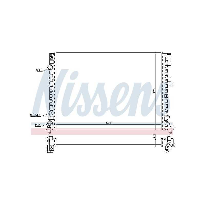 Radiateur moteur Renault : Espace 3 , Laguna 1 R10794 VH