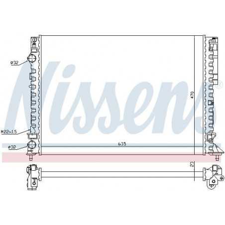Radiateur moteur Renault : Espace 3 , Laguna 1 R10794 VH