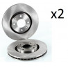 2x Disques de Frein Avant - Peugeot 1007 206 207 307 308 Partner 1.4 1.6 Bosch 0986478979 Bosch 1007