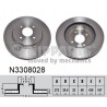 Jeu de 2 disques de frein avant Suzuki Swift N3308028 NIPPARTS VH