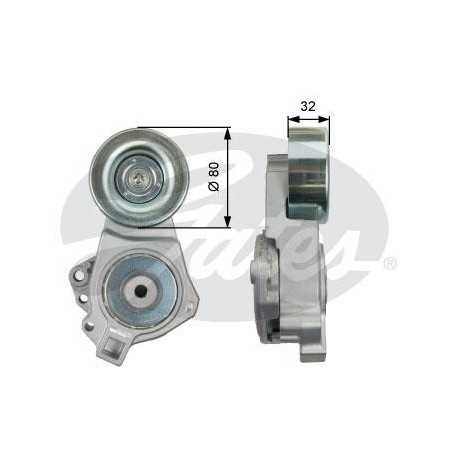 Galet tendeur de courroie d'accessoire Mitsubishi Pajero T39098  Gates VH