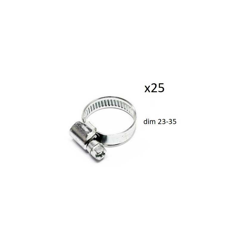 25x Colliers de Serrage Durite - diametre 23-35 CO1223035 *25 FIRST Outillage
