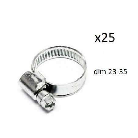 25x Colliers de Serrage Durite - diametre 23-35 CO1223035 *25 FIRST Outillage 25x Colliers de Serrage Durite - diametre 23-35 CO1223035 *25 FIRST Outillage