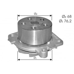 Pompe à eau Alfa Romeo : 145, 146, 155, 156, GT, Fiat : Barchetta, Punto, Stilo VPAR118 VH