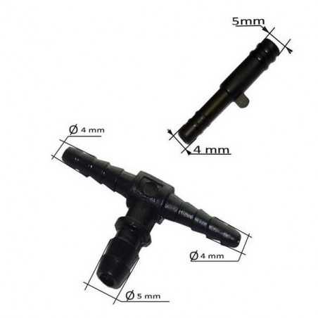 Reducteur et T de Tuyau de Lave Glace - diametre 5/4mm ALG10213K FIRST Outillage Reducteur et T de Tuyau de Lave Glace - diametre 5/4mm ALG10213K FIRST Outillage