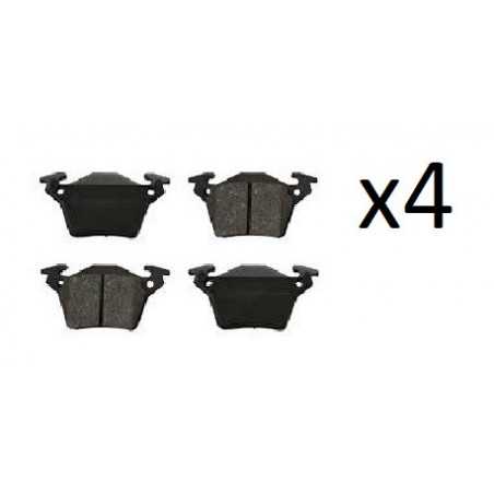4x Plaquettes de Frein Arriere - Mercedes Classe V Vito 400 709 4x Plaquettes de Frein Arriere - Mercedes Classe V Vito 400 709
