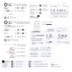 Coffret Outils Complet Mixtes - 197 Pieces 202.147.000