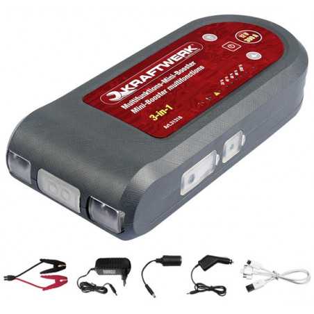 Mini Booster SMART + PRO 3 en 1 12V Pratique, léger 31318 Mini Booster SMART + PRO 3 en 1 12V Pratique, léger 31318