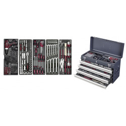 Boite d'Outils 4 Tiroirs - 146 outils 1046SET