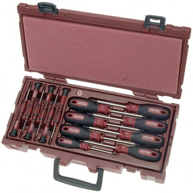 Coffret de Tournevis Pour Vis TX, Fente, Phillips 4900-05K