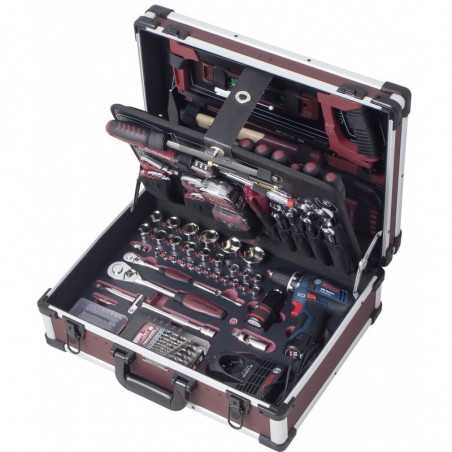 Coffret d'Outils Professionnels avec Perceuse - 264 pièces 3949 Coffret d'Outils Professionnels avec Perceuse - 264 pièces 3949
