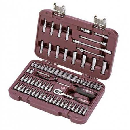 Coffret de Douilles Universel HIGHTECH FINE POWER - 1/4" 78 pièces 4007 Coffret de Douilles Universel HIGHTECH FINE POWER - 1/4" 78 pièces 4007