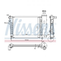 Radiateur Moteur - Peugeot 106 R10101