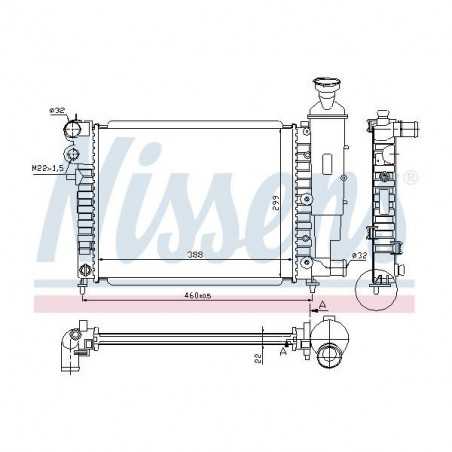 Radiateur Moteur - Peugeot 106 R10101 Radiateur Moteur - Peugeot 106 R10101