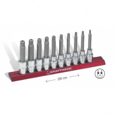Jeu de 10 Douilles RIBE longues MAGALU - 1/2" 339099 Jeu de 10 Douilles RIBE longues MAGALU - 1/2" 339099