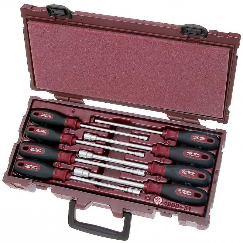 Coffret de Clés à Douilles Emmanchée - 6 pans 8 pièces 4900-31K