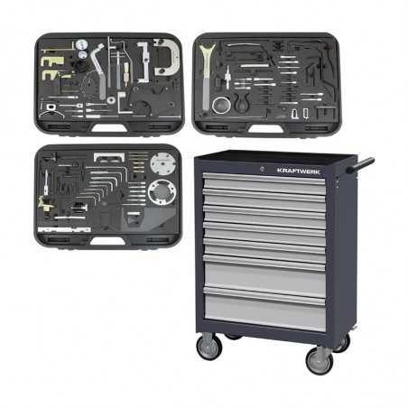 Servante d'Atelier B107 avec Outils - 120 pcs 102.100.900 Servante d'Atelier B107 avec Outils - 120 pcs 102.100.900