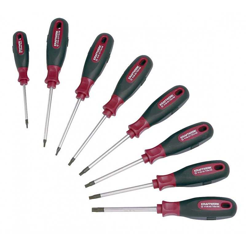 Jeu de 8 Tournevis Torx ergokraft 4165