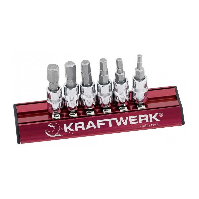Jeu de 6 Douilles 6 Pans male - MAGALU 1/4" 106099
