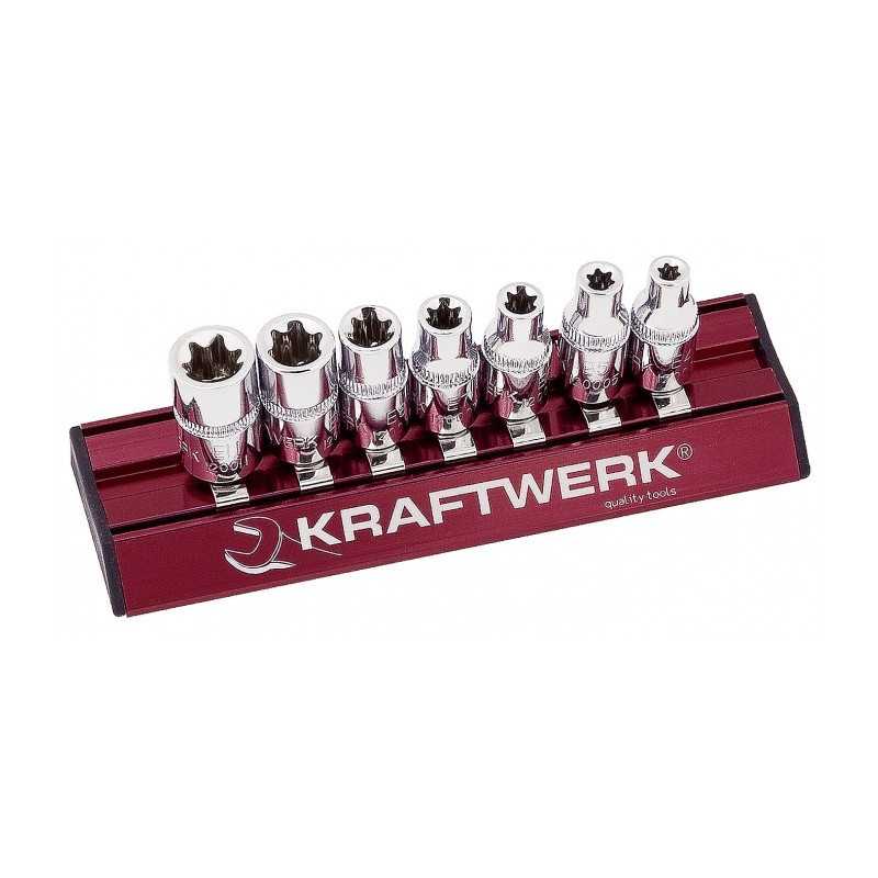 Jeu de 7 Douilles Torx Femelles MAGALU - 1/4" 120099