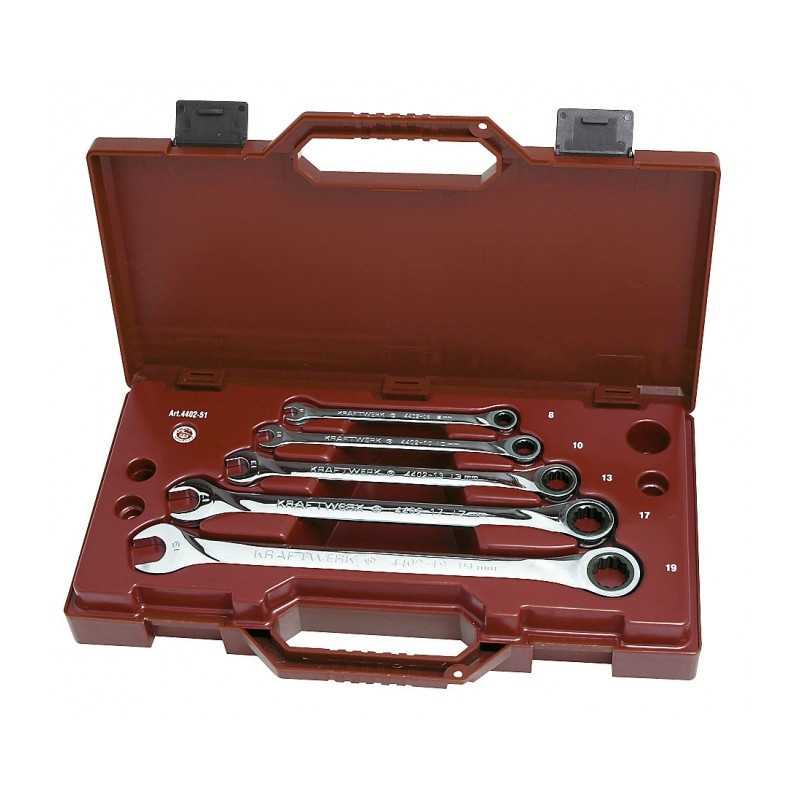 Coffret de 5 Clés à cliquet LARGO ClicKraft XXL 4402-51