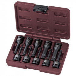 Jeu de 10 Douille XZN 1/2" 3087