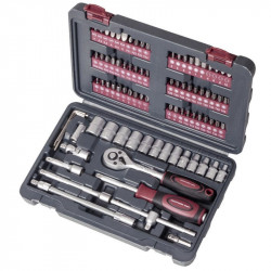 Coffret de Douilles et Embouts - 88 pieces 1/4 pouces 204.101.001