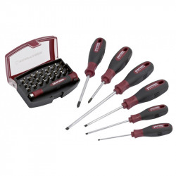 Jeu de tournevis Ergokraft et d'embouts - 28 outils 4164