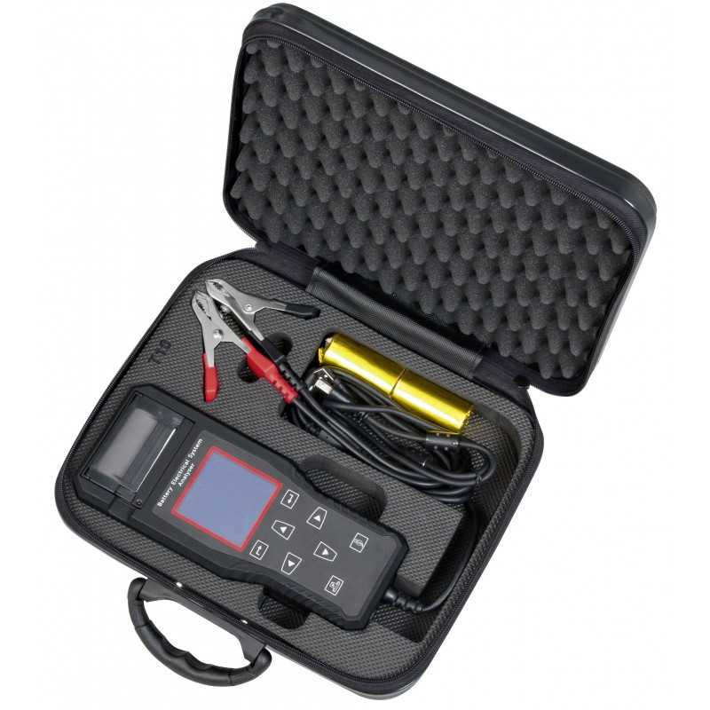 Testeur Digital 12V Batterie Et Circuit De Charge KS Tools – Avec Imprimante Intégrée – Pour Diagnostic Auto Rapide Et Précis