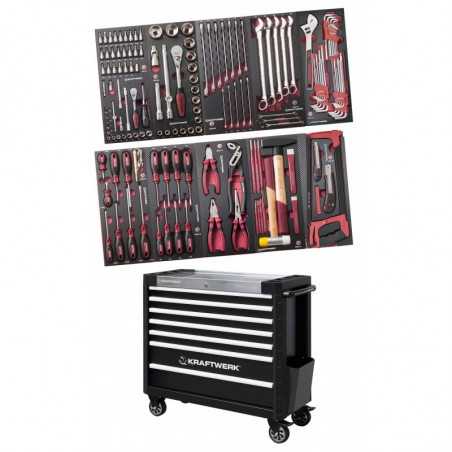 Servante d'atelier COMPLETO EVA3 7 tiroirs - 169 outils 3935-4933 Servante d'atelier COMPLETO EVA3 7 tiroirs - 169 outils 3935-4933