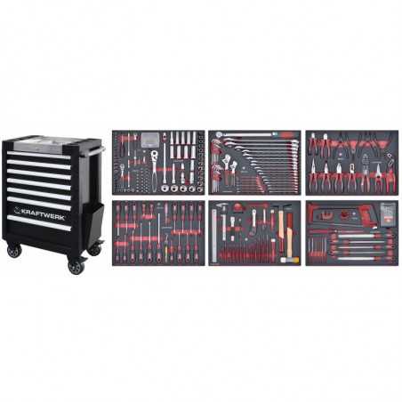 Servante d'atelier 7 tiroirs et 309 outils COMPLETO EVA 3934-4917 Servante d'atelier 7 tiroirs et 309 outils COMPLETO EVA 3934-4917