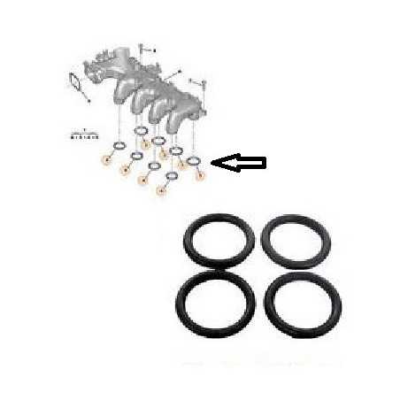 4x joints collecteur d'admission 30.5mm - CITROEN - FIAT - FORD - MAZDA - MINI - PEUGEOT - SUZUKI - TOYOTA - VOLVO 0348R5