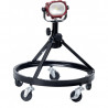Spot industriel accu à LED COB 15 W sur trépied télescopique en metal 32025D