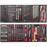 Servantes d'atelier 8 tiroirs avec 192 outils COMPLETO EVA3 3908-49907