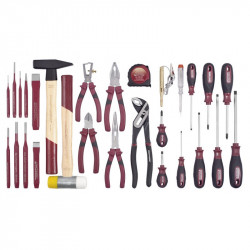 Chariot d’atelier 3 tiroirs - 160 outils 3917-4919