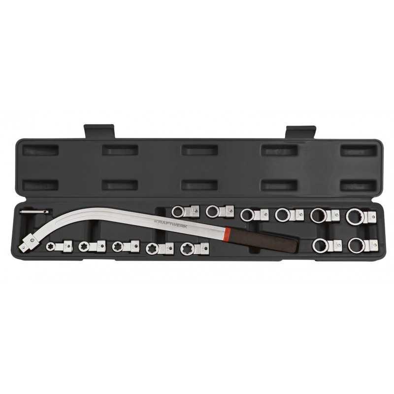 Clés polygonales coudées pour poulie de distribution et accessoires - 15 pieces 503.004.001
