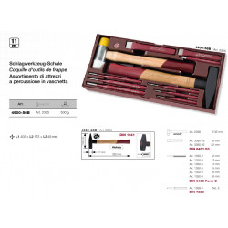 Servante d'atelier avec double porte + 4 tiroirs - 150 pièces 2906-4909