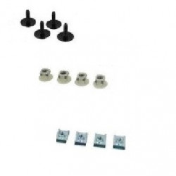 Kit de fixations protection sous moteur - Renault Espace 4 Laguna 2 Vel Satis RX90234