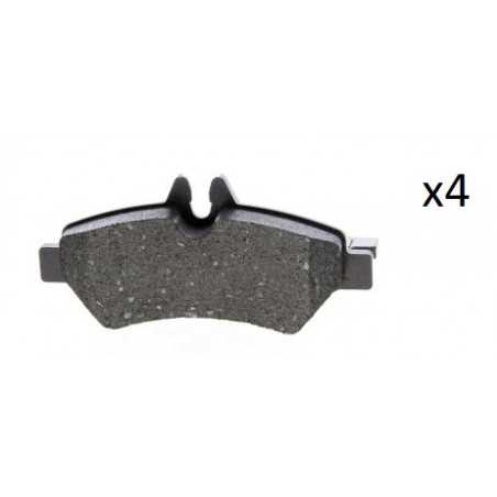 4x Plaquettes de Frein Arriere - Mercedes Sprinter 3 Volkswagen Crafter 30-35 30-50 101220899 4x Plaquettes de Frein Arriere - Mercedes Sprinter 3 Volkswagen Crafter 30-35 30-50 101220899